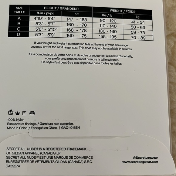 Secret All Nude Pantyhose - Picture 6 of 6